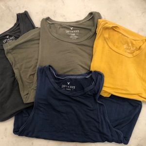 American Eagle Soft & Sexy 4 Tanks Sz Small